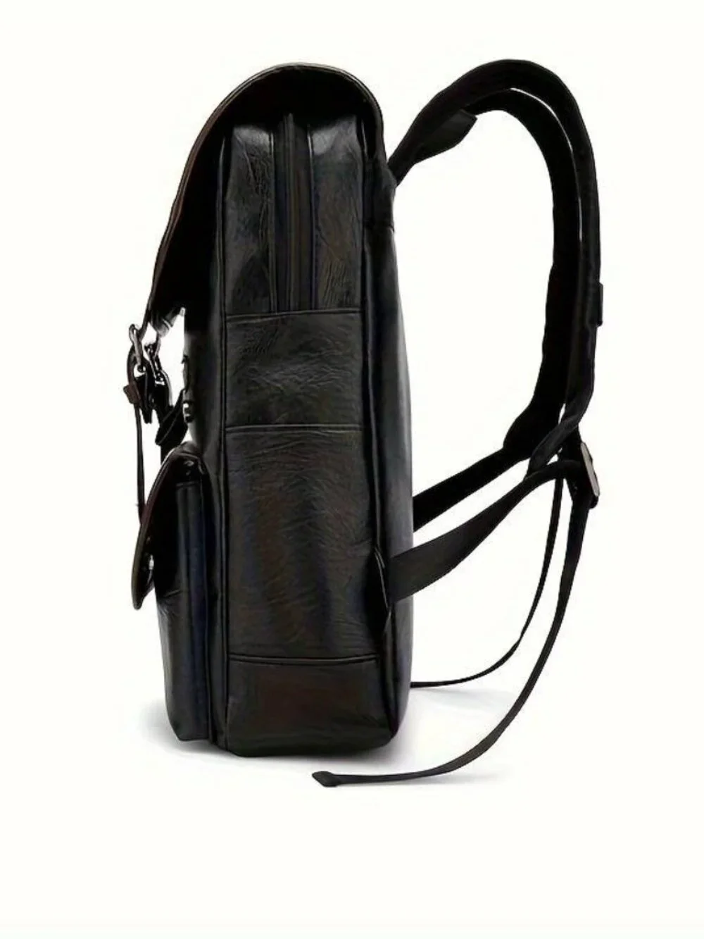 Vintage Laptop Synthetic Leather Backpack School Bag Men Large Capacity High